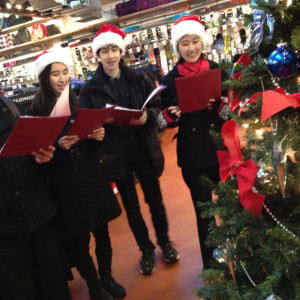 Simon Fraser University Choir - Christmas Carolers in Burnaby, British Columbia