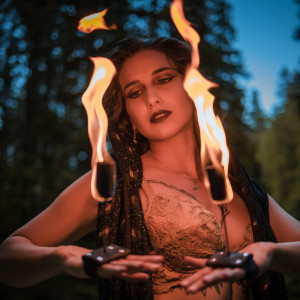 Siren of the Elements - Fire Dancer in Burnaby, British Columbia