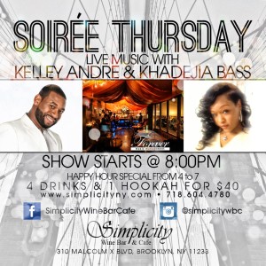 Soiree Thursdays - R&B Vocalist in Brooklyn, New York