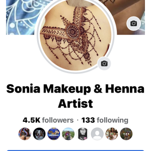 Sonia Makeup & Henna Artist - Temporary Tattoo Artist / Family Entertainment in Humble, Texas