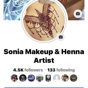 Sonia Makeup & Henna Artist - Henna Tattoo Artist / Temporary Tattoo Artist in Humble, Texas