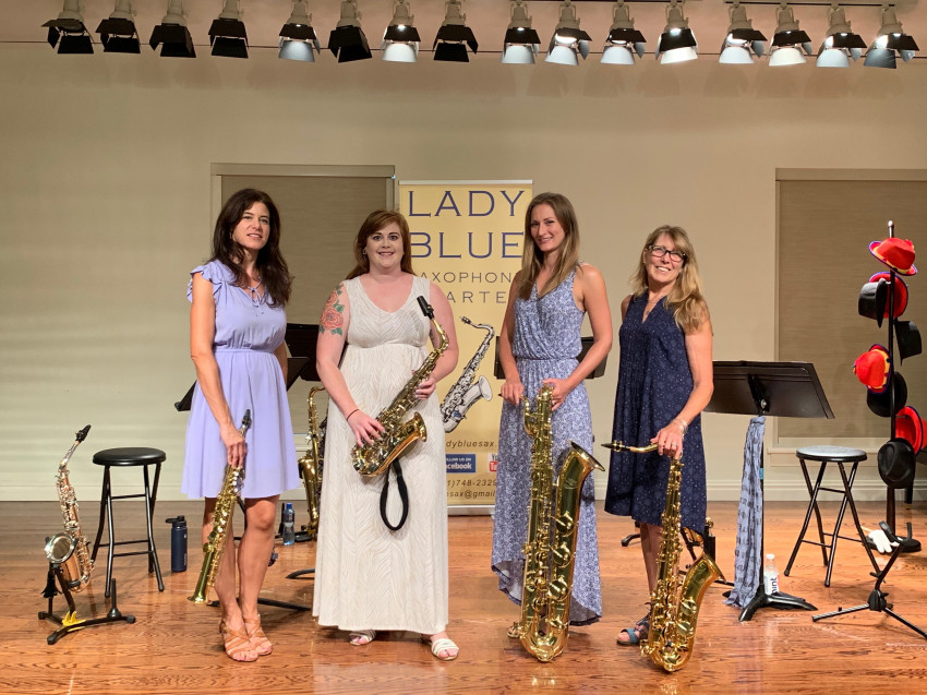 Hire Lady Blue Saxophone Quartet Easy Listening Band in Islip Terrace