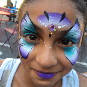 Sparkler Face Painting - Face Painter / Outdoor Party Entertainment in Cherry Hill, New Jersey