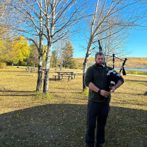 Special event bagpiping - Bagpiper in Gibbons, Alberta