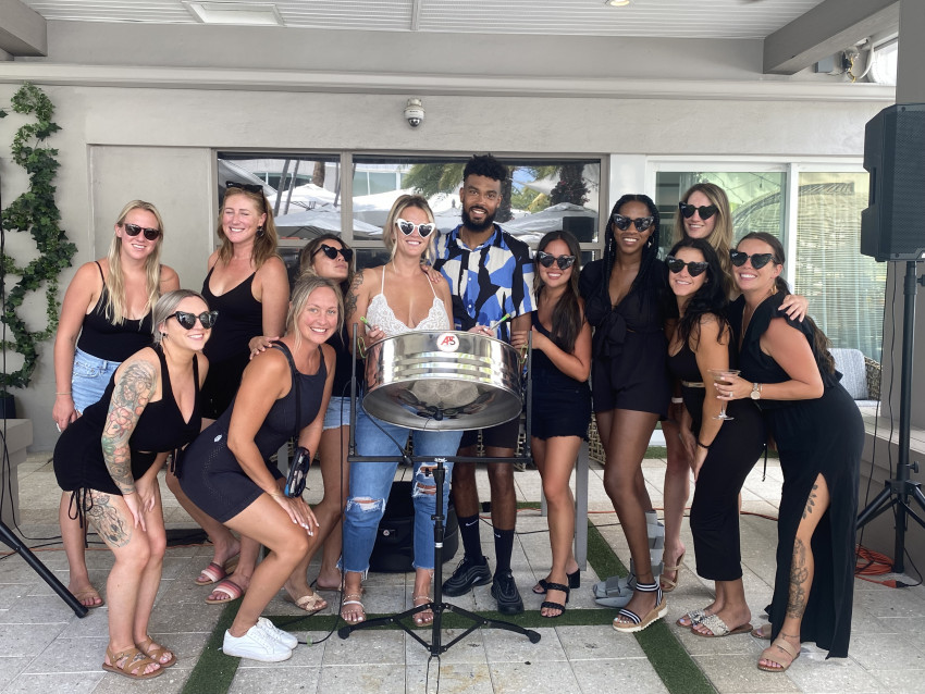 Hire Steel Drums by Aaron Mentos Steel Drum Player in Fort Lauderdale