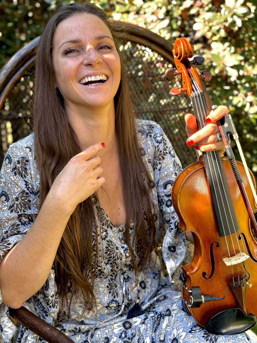 Gallery photo 2 of Stef plays violin