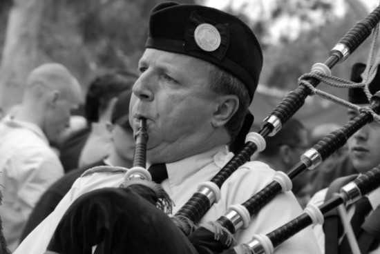 bagpipe player for funeral dallas