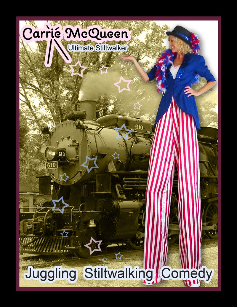 Hire Ultimate Stiltwalker Carrie McQueen Stilt Walker in Atlanta