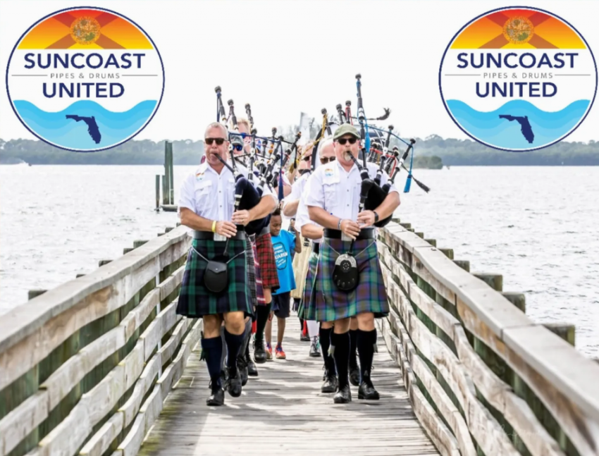 Gallery photo 1 of Suncoast United Pipes & Drums -Bagpipers