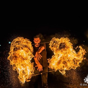 Sunrise city fire flow - Fire Performer in Arcata, California