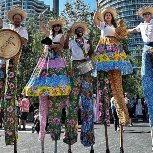 Tallbeat Stilt Drumming Troupe - Drum / Percussion Show in Toronto, Ontario