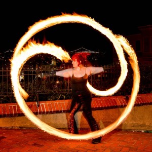 Temple of Poi fire Dancers