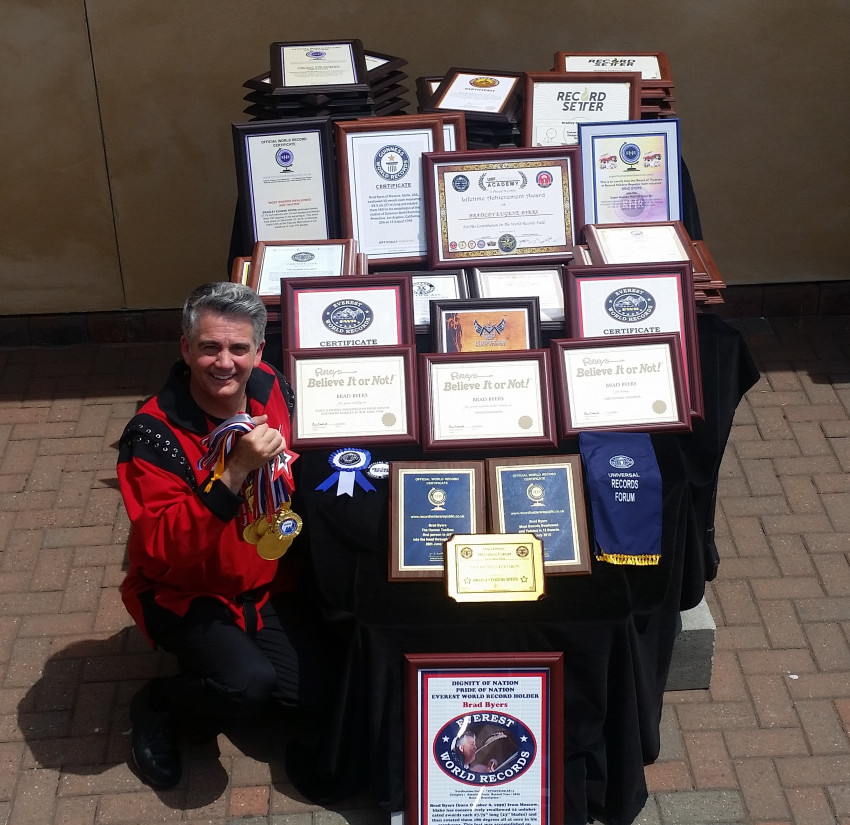 Hire The Amazing World of Brad Byers Sword Swallower in Pullman
