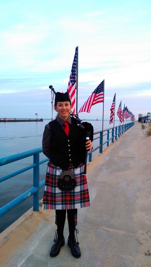 Hire The Bonnie O Bagpiper Bagpiper in Traverse City, Michigan