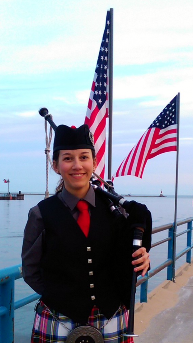 Hire The Bonnie O Bagpiper Bagpiper in Traverse City, Michigan