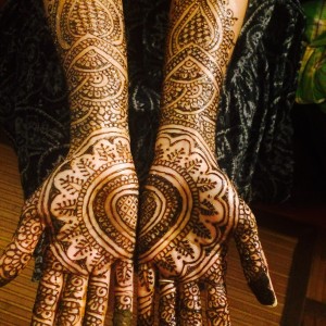 The Henna artist