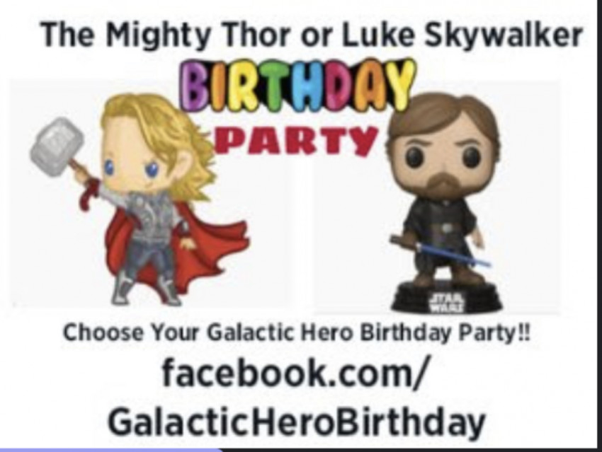 Gallery photo 1 of The Mighty Thor/Luke Skywalker Birthday