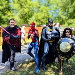 Spiderman, Hulk, Batman, Captain Marvel, Santa, Green Lantern - Superhero Party / Santa Claus in Oswego, New York