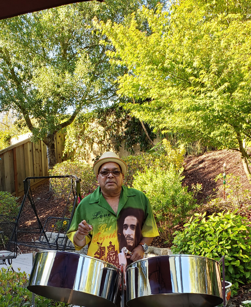 Hire The Spiceislander Steeldrummer Steel Drum Player in Hayward