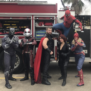 Parody Production - Costumed Character / Superhero Party in Converse, Texas