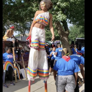 Trini Princess - Stilt Walker in Nashville, Tennessee