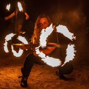 Trinity and Bey0nd - Fire Dancer in San Clemente, California