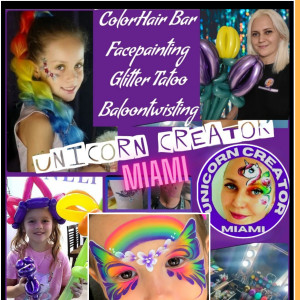 Unicorn Creator Face painting & Balloons - Face Painter / Family Entertainment in North Miami Beach, Florida