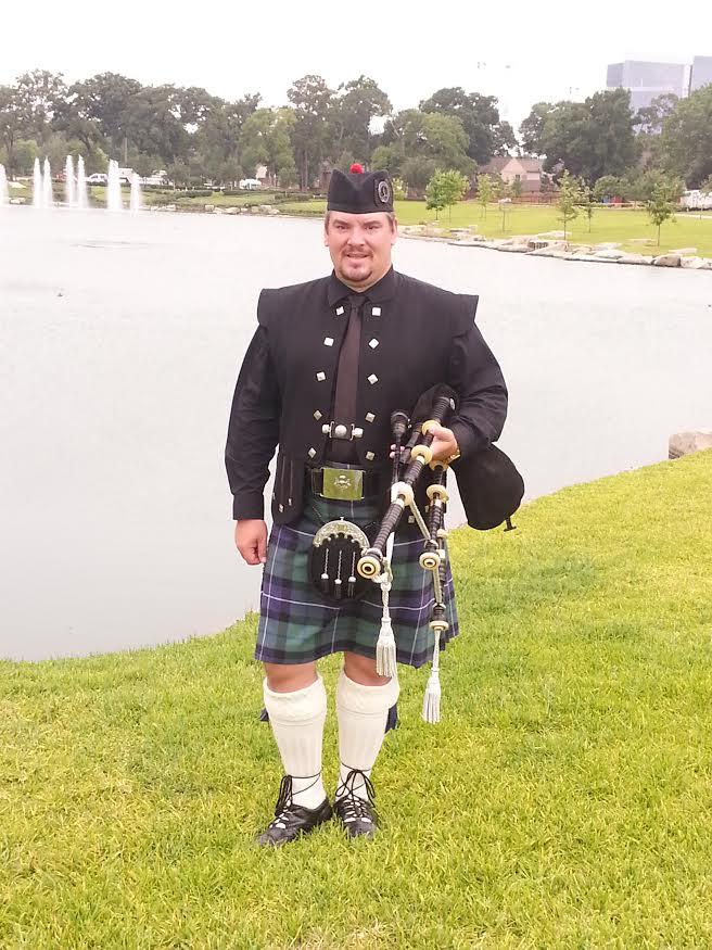 bagpipe player for hire tyler tx