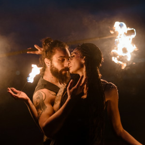 Wandering Artists - Fire Performer in Victoria, British Columbia