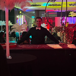 White Felt Casino Events - Casino Party Rentals in Mansfield, Texas