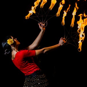 Wildfire Tina - Fire Dancer in Santa Fe, New Mexico