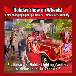 Holiday Show on Wheels - Christmas Carolers / Street Performer in Orlando, Florida