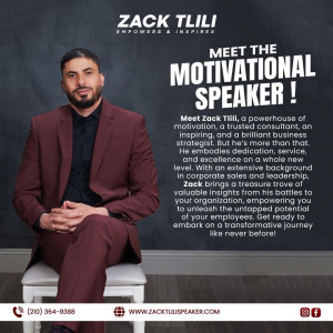 Zack Tlili Empowers - Motivational Speaker / Family Expert in San Antonio, Texas